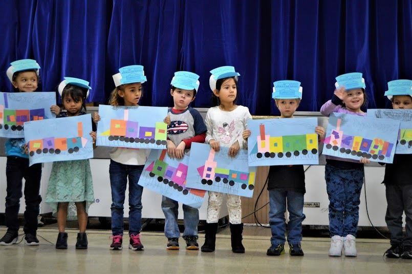 PreK Students at Assembly